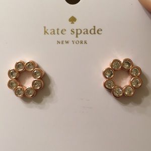 Kate Spade Rose Gold Full Circle Earrings